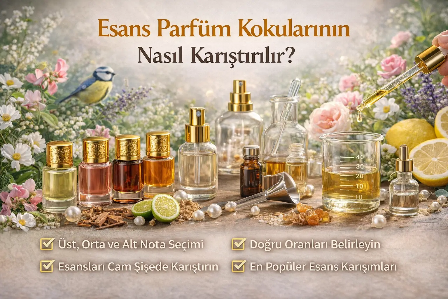 Esans Parfüm Kokuları Nasıl Karıştırılır?