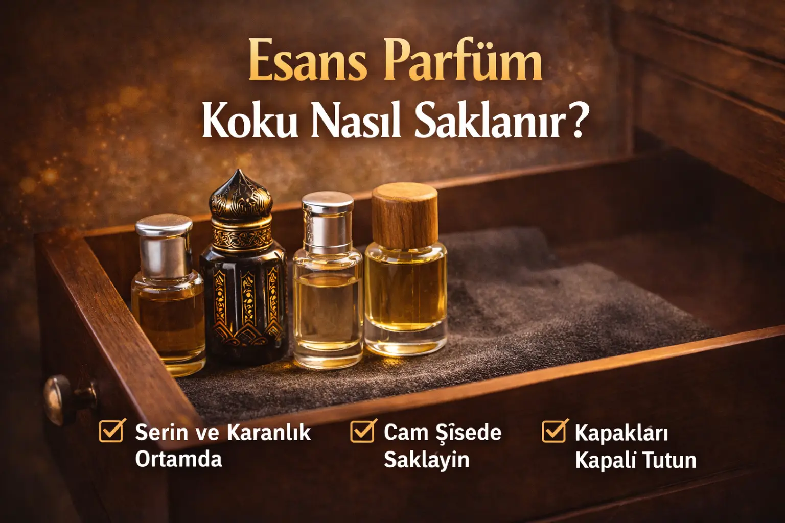 Esans Parfüm Koku Nasıl Saklanır?
