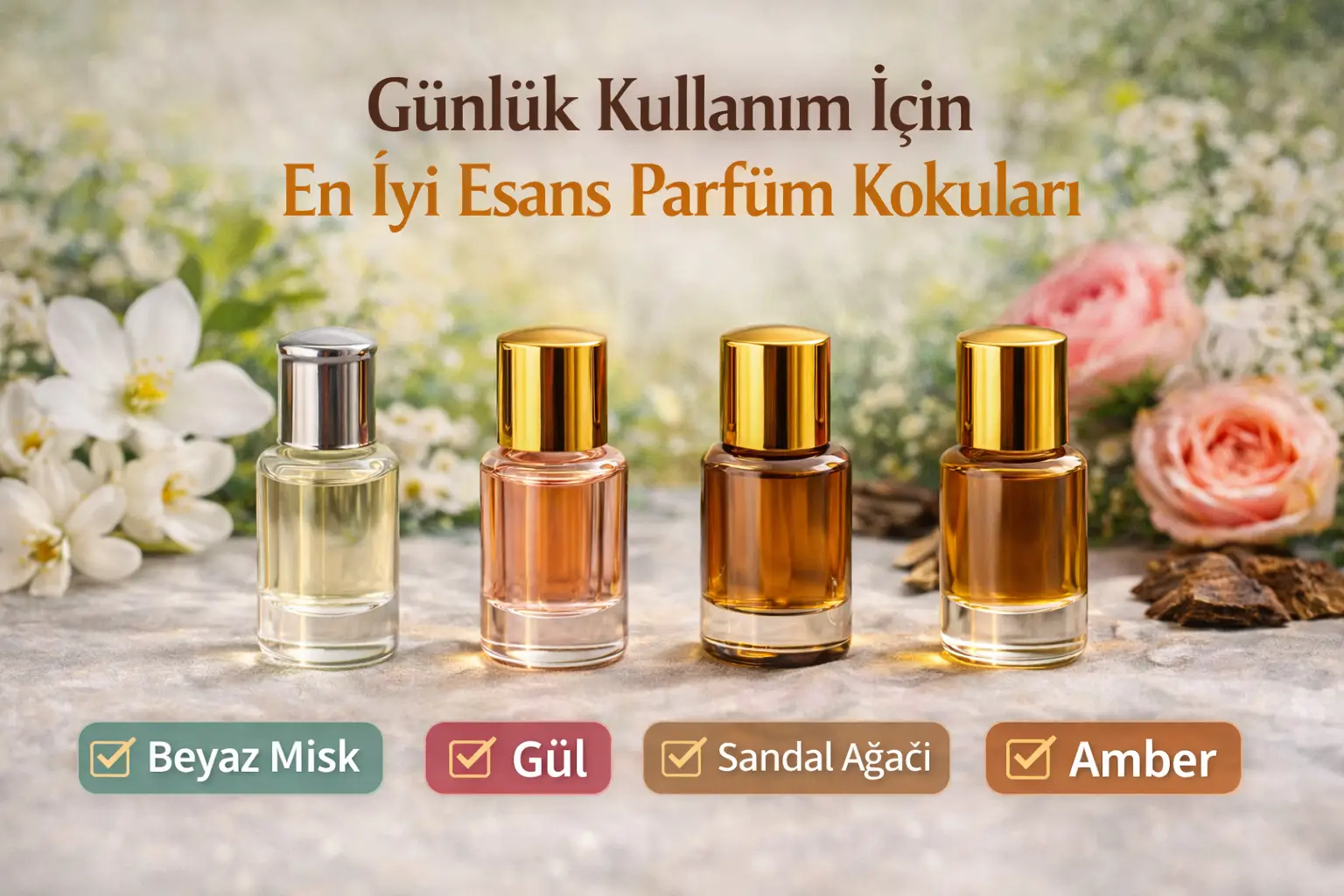 Günlük Kullanım İçin En İyi Esans Parfüm Kokuları
