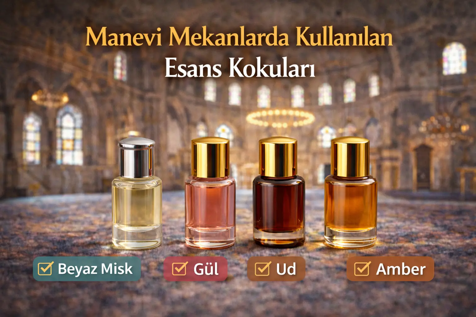 Manevi Mekanlarda Kullanılan Esans Kokuları