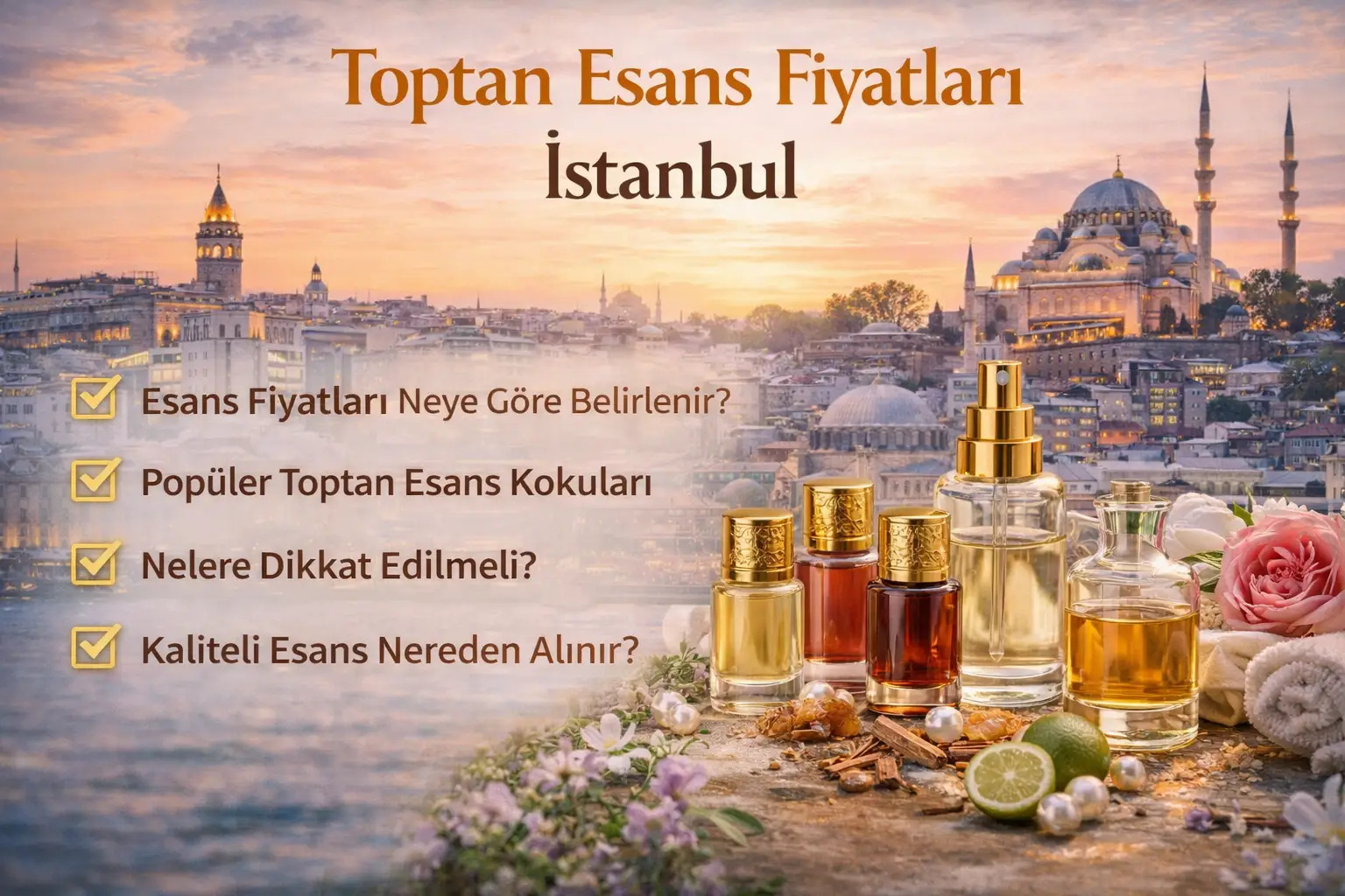 Toptan Esans Fiyatları İstanbul